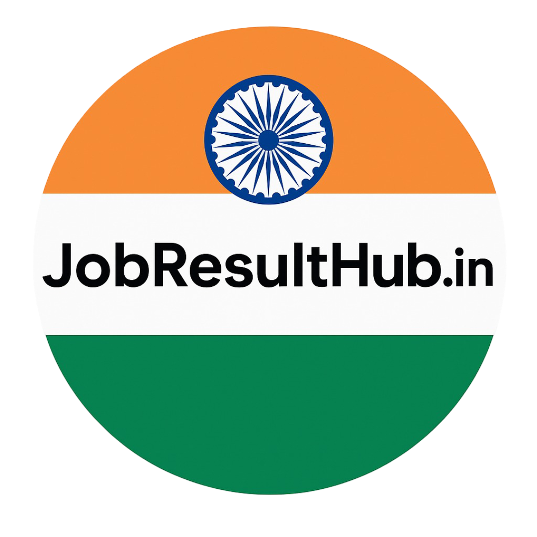 JobResultHub.in logo – India’s trusted portal for government exam results, admit cards, and job updates