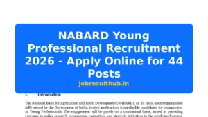 NABARD Young Professional Recruitment 2026 - Apply Online for 44 Posts - 44 Posts