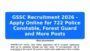 GSSC Recruitment 2026 - Apply Online for 722 Police Constable, Forest Guard and More Posts Featured Image
