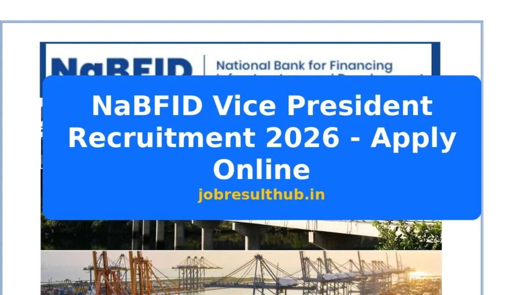 NaBFID Vice President Recruitment 2026 - Apply Online - 2026 Posts