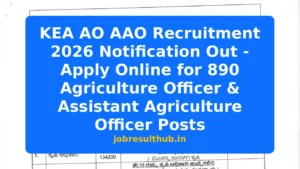 KEA AO AAO Recruitment 2026 Notification Out - Apply Online for 890 Agriculture Officer & Assistant Agriculture Officer Posts - 2026 Posts