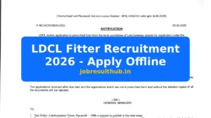 LDCL Fitter Recruitment 2026 - Apply Offline - 2026 Posts